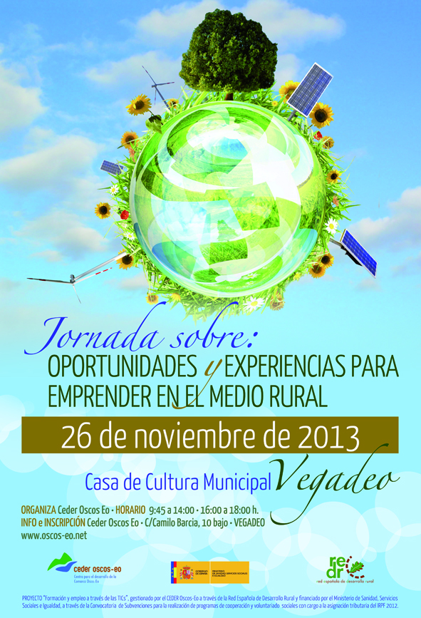 Jornada sobre “ Oportunidades y experiencias para emprender en el medio rural”