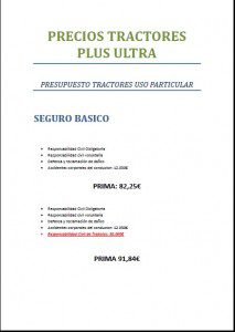 OFERTA SEGURO TRACTORES