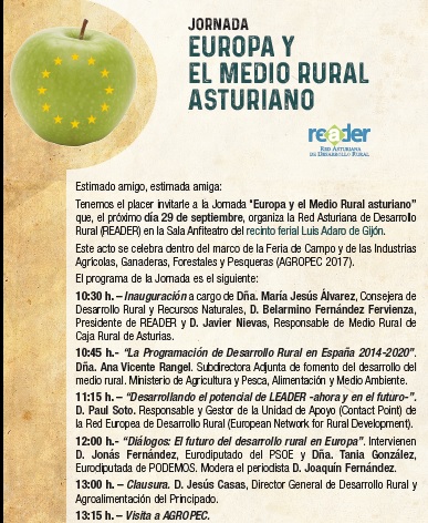 READER debatirá sobre el futuro del medio rural asturiano en el nuevo escenario europeo